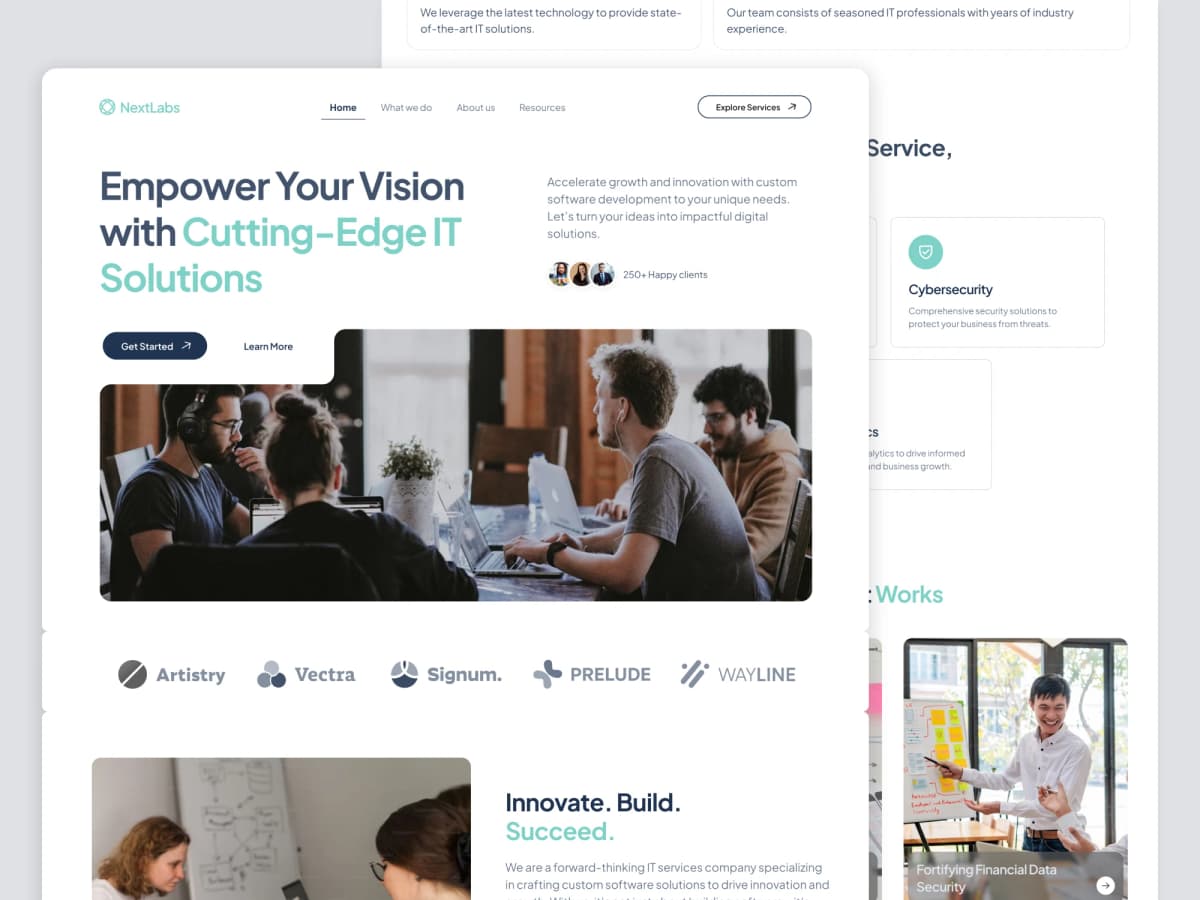 Interactive visual design experiment view